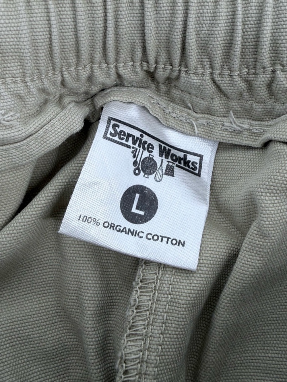 Service Works Utility Shorts Ripstop Chef Style Size L - Picture 3 of 12